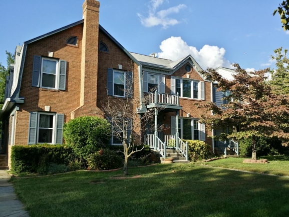 The townhouses of Fair Woods subdivision Fairfax, VA